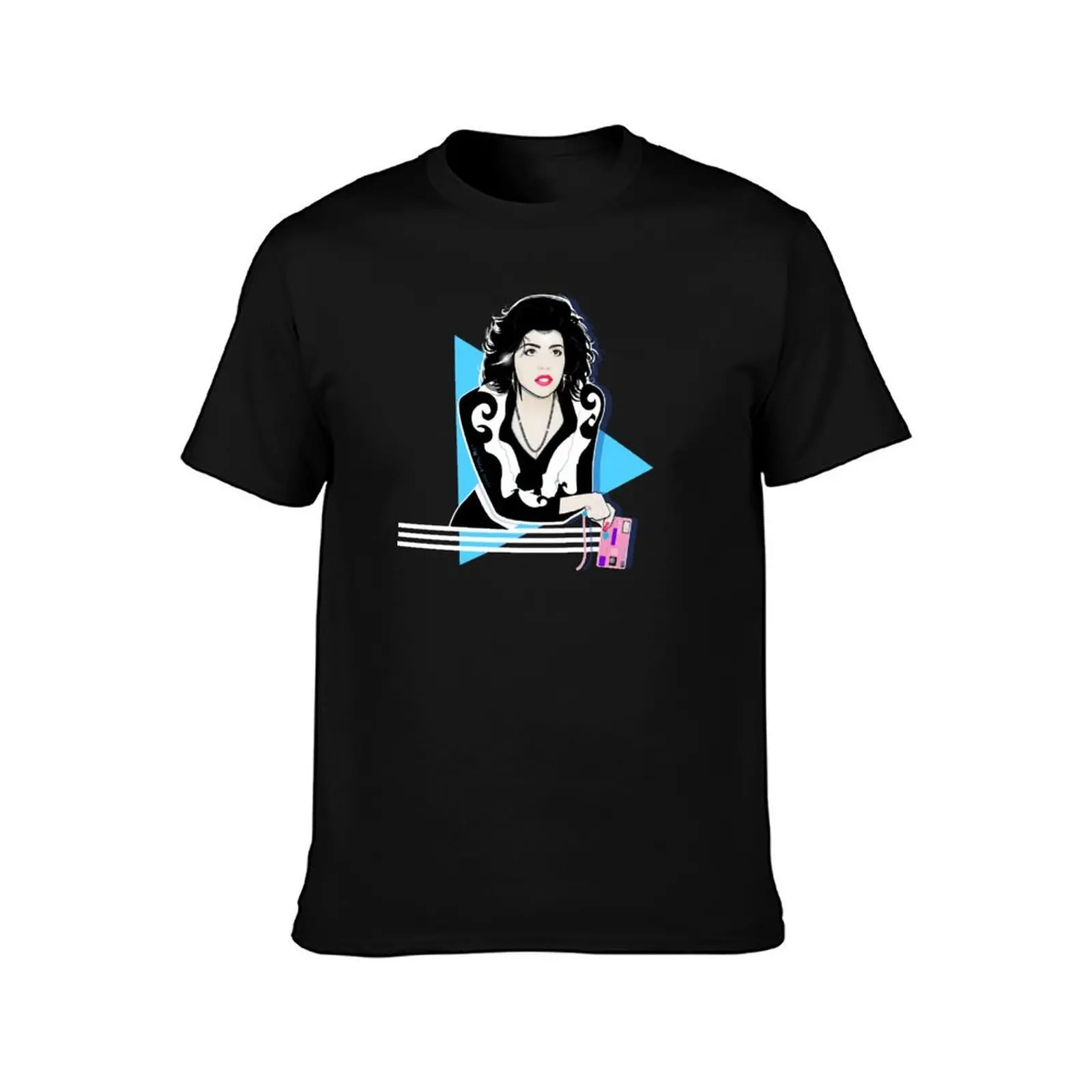 Mona Lisa Vito, Retro Portrait T-Shirt, Summer Casual Cotton Tee, Oversized Streetwear Tops, Vintage Graphic Print, 100% Cotton