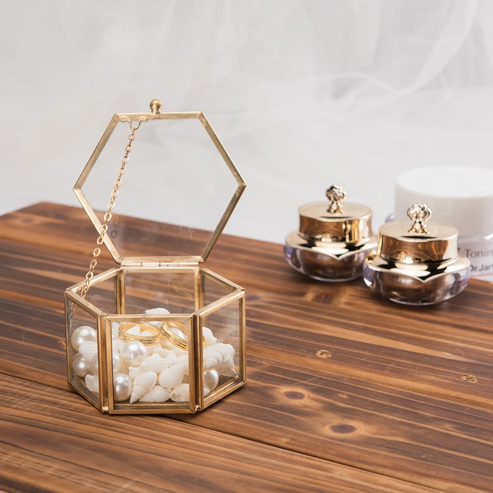 

Винтажная коробка для хранения ювелирных изделий, маленький чехол для безделушек в стиле ретро, практичный держатель для ювелирных изделий, органайзер, контейнер для колец для домашнего магазина