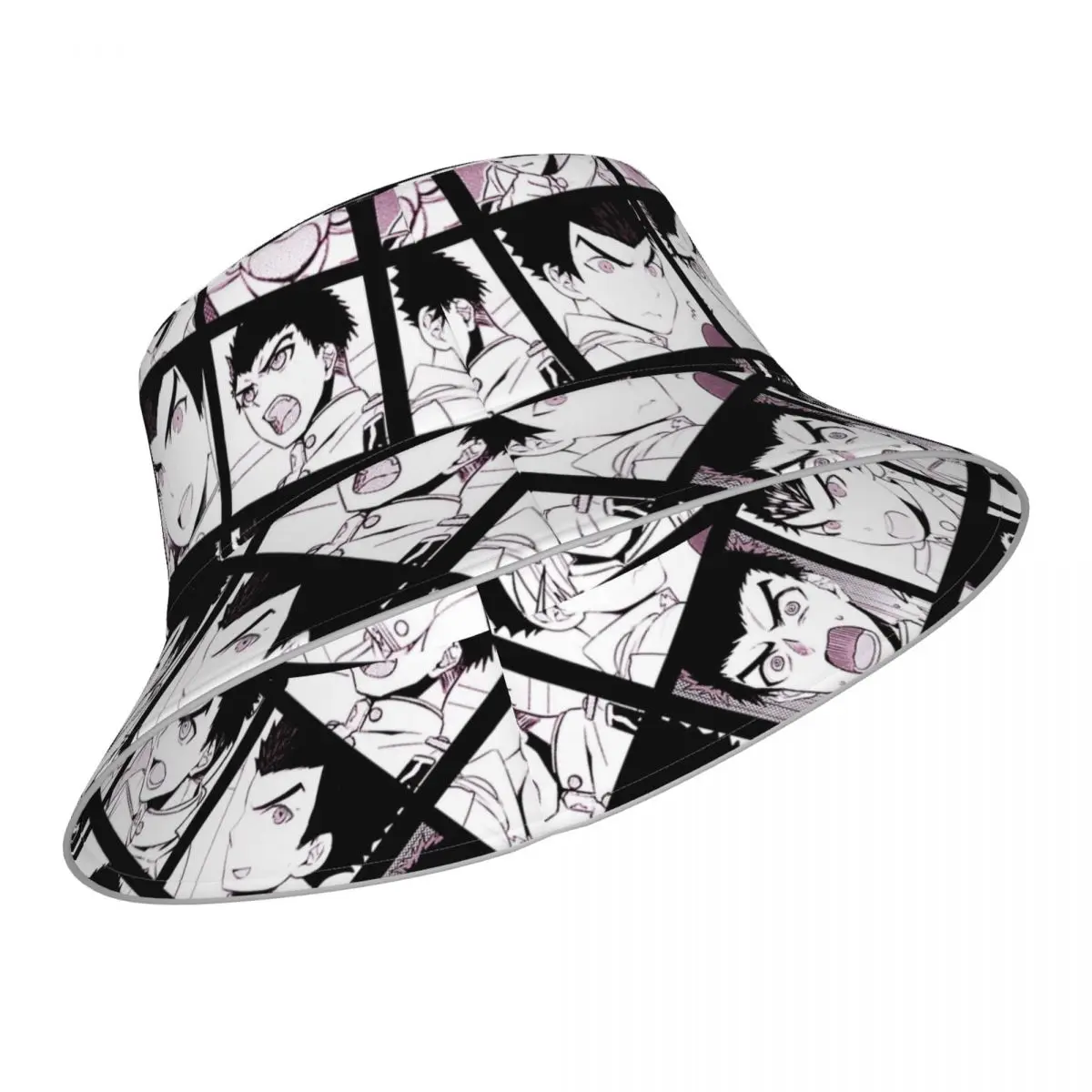 Danganronpa,Ishimaru Manga Collection 7 reflective Bucket Hat Men Women Bucket Hat Outdoor Sunscreen Beach Hat  Fishing Cap