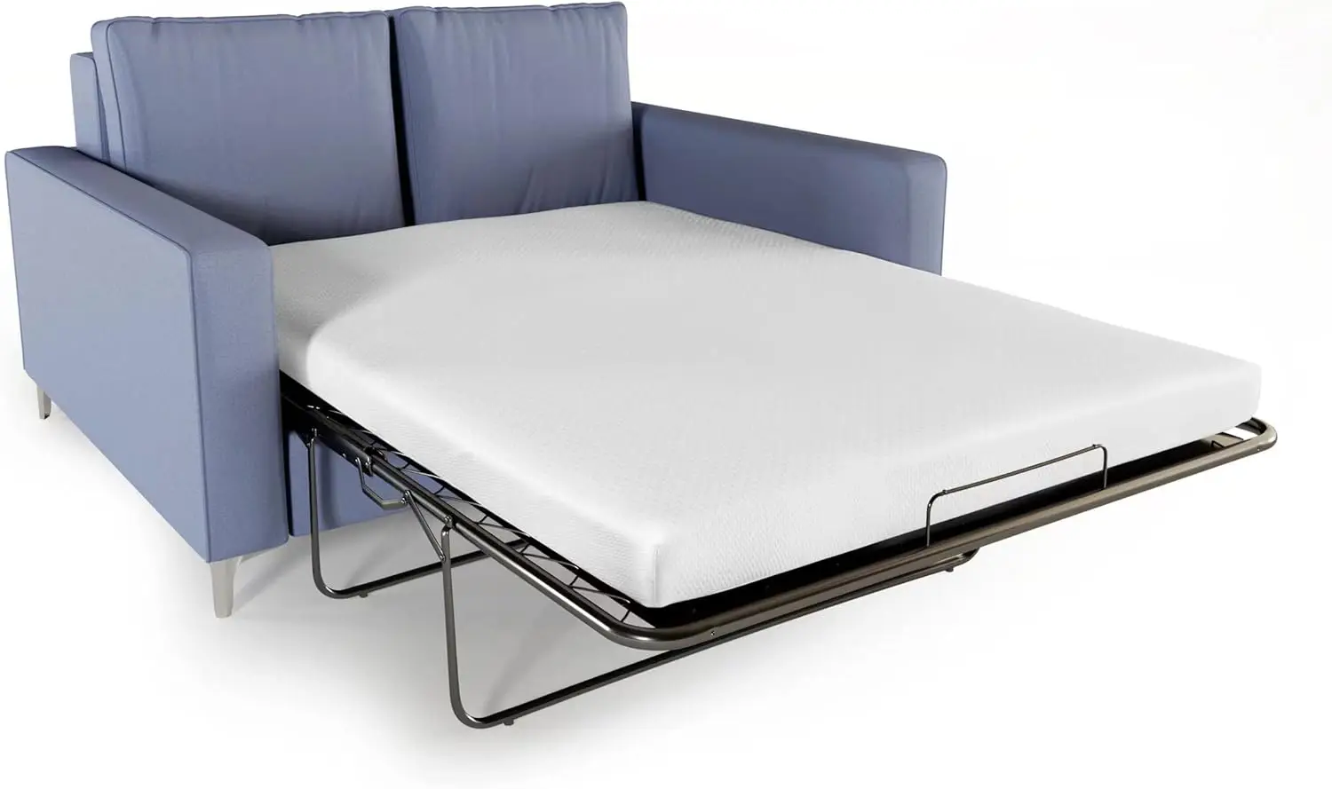 

4.7 Inch Memory Foam Mattress Replacement with Washable Cover for Sleeper Sofa and Couch Beds, Full Size