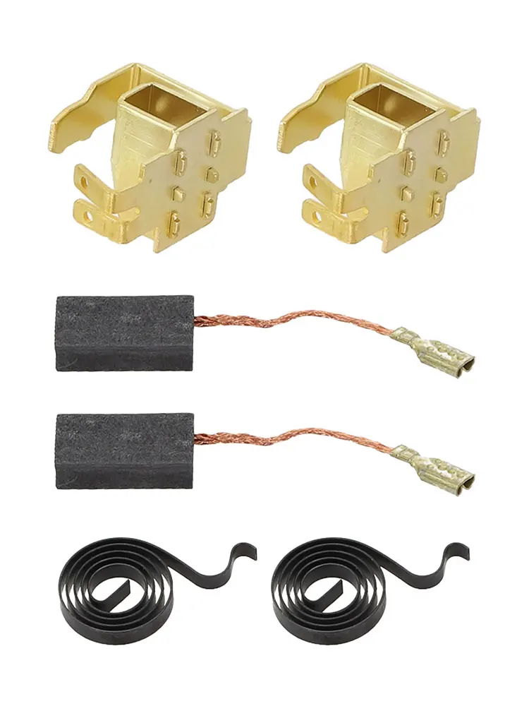 Part Number Spring Carbon Brush Part Number 6-100 Pcs Intermittently Running Motors Angle Grinder Tool Carbon Brushes