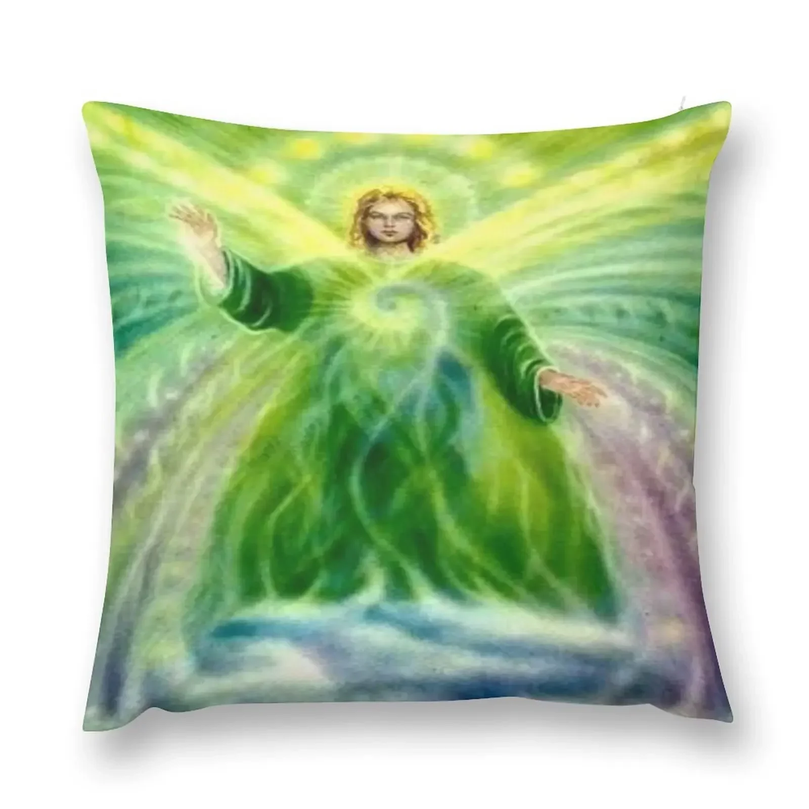 Archangel Raphael Healing Light Throw Pillow Anime christmas cushions covers Decorative pillowcase ornamental pillows pillow