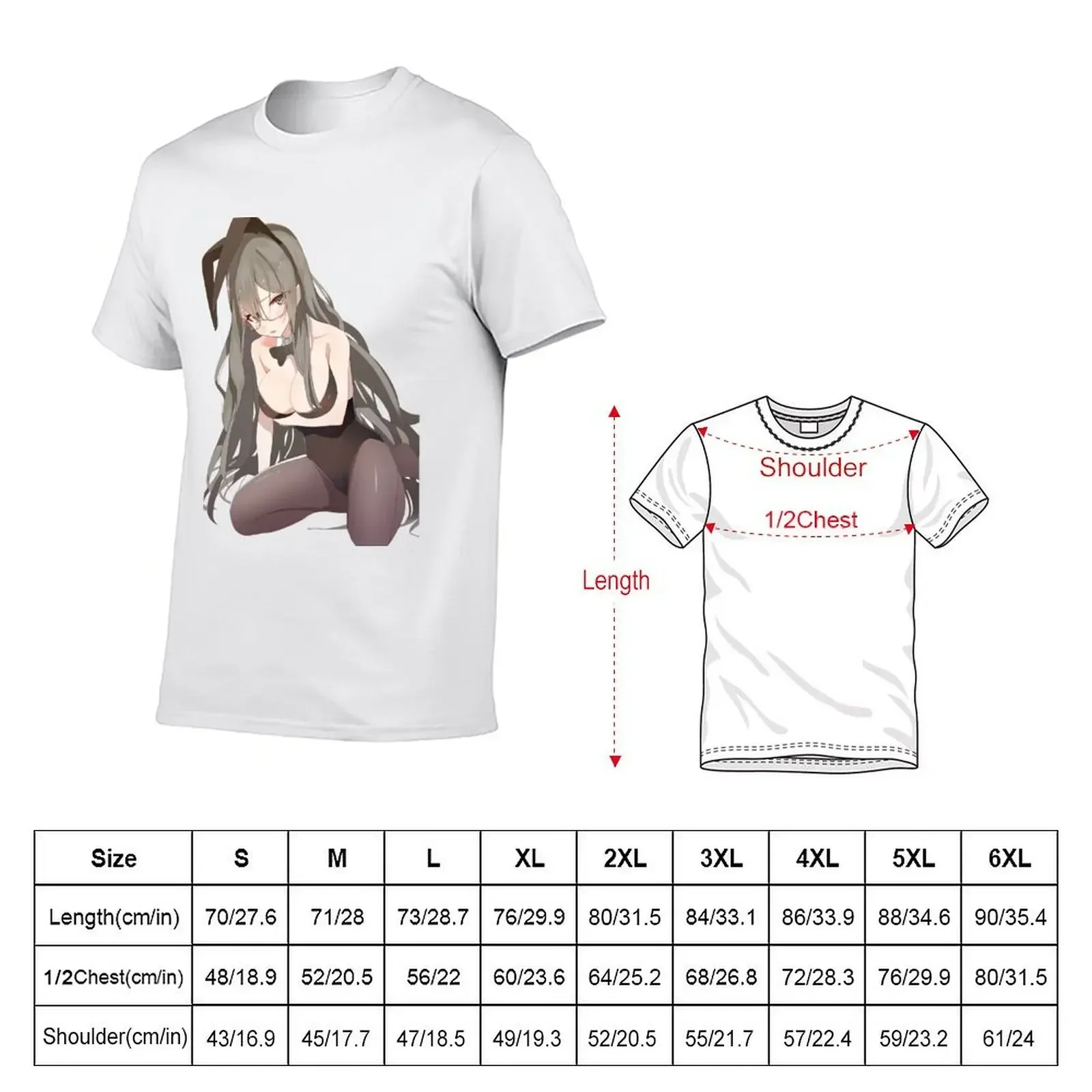 Rio Futaba - RASCAL DOES NOT DREAM OF BUNNY GIRL SENPAI T-Shirt rapper graphic tees blacks anime clothes oversized t shirt men