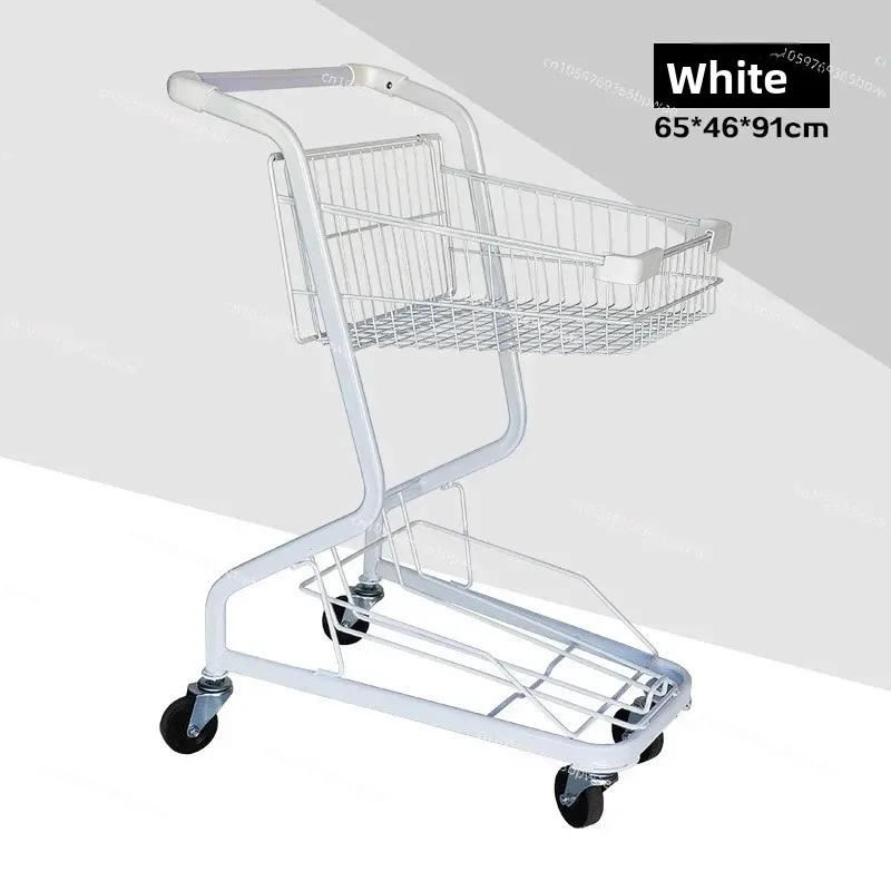 Internet Celebrity Supermarket Double Shopping Cart Grab Doll  Snack Shop Jewelry  Stall Convenience Store Ktv Camping Cart view 4