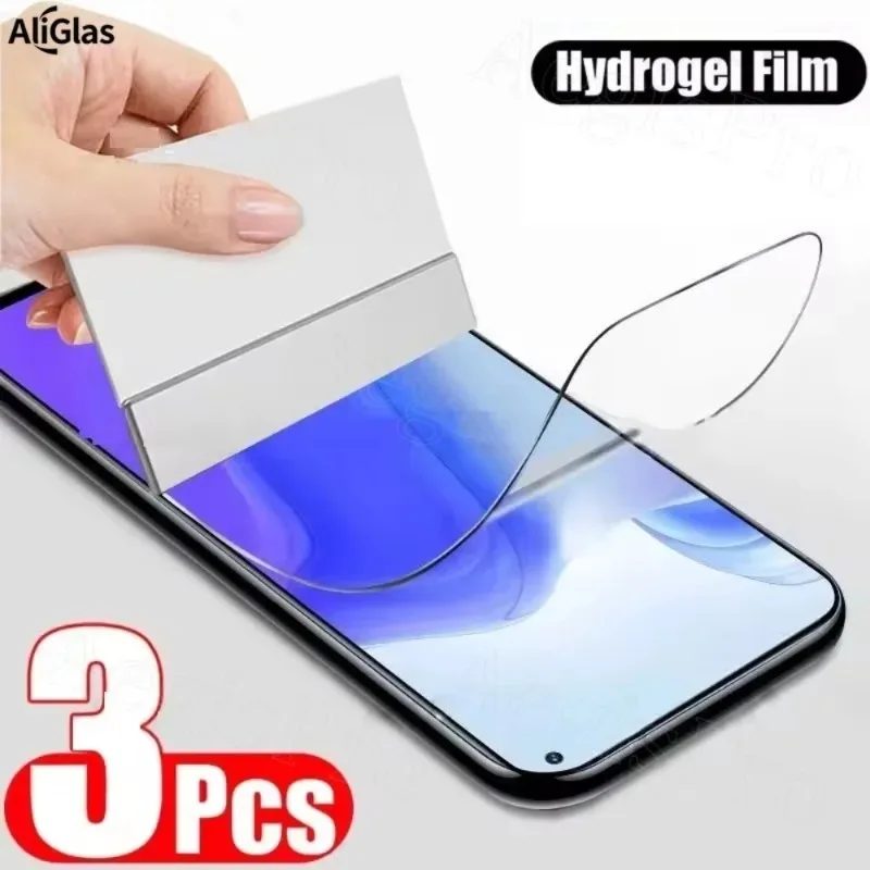 Película de hidrogel de alta definición para OPPO Reno 11, 12, 13, Protector de pantalla, película suave para OPPO Reno 11, 12, 13 Pro, resistente al agua, 3 uds.