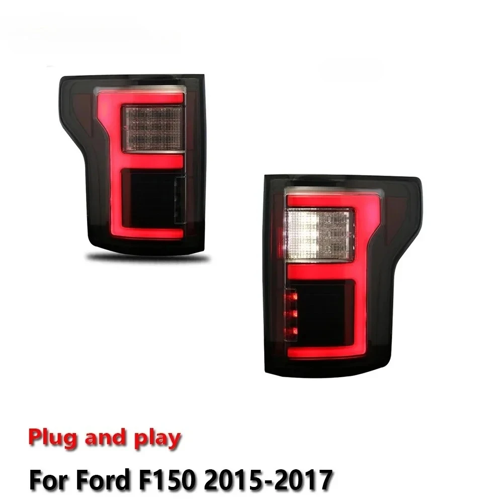 

Автомобильные светодиодные задние фонари для Ford F150 SVT RAPTOR 2015-2017, DRL, стоп-сигнал, указатель поворота, установка Plug and Play