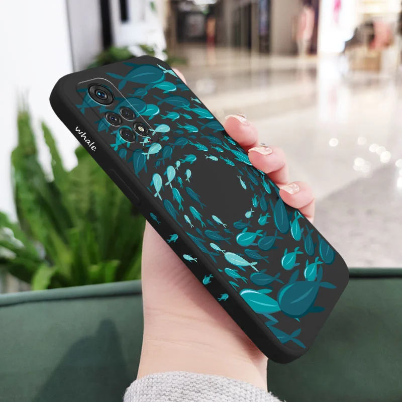 Fish Gather Phone Case For Xiaomi Redmi Note 13 12 12S 11 11S 10 10A 10T 10S 9T 9 8 7 Pro Plus 10C 9A 9C 4G 5G Cover