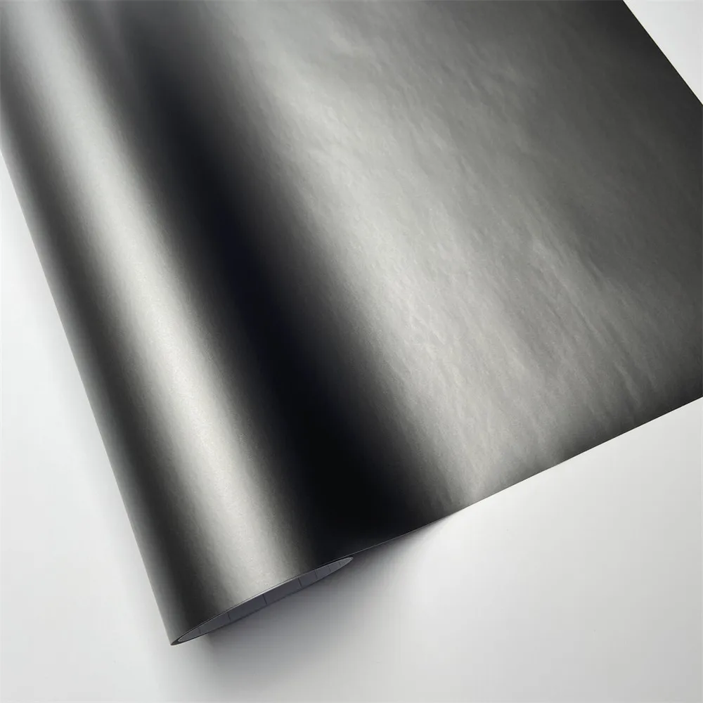 

Car Wrap Film Waterproof Matte Grey Vinyl Film Auto DIY Adhesive Sticker Air Free Exterior Interior Decoration Car Accessories