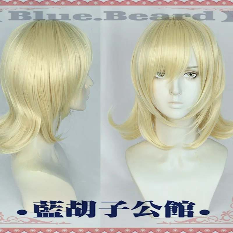 

Anime JoJo's Bizarre Adventure Lucy Steel Cosplay Wig Short Heat Resistant Hair Halloween Role Play Party Costume Wigs + Wig Cap