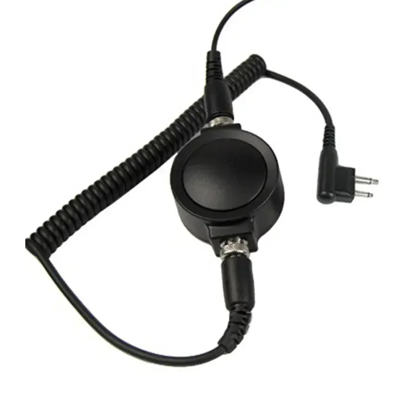 

2-Pin Tactical Throat Vibration Microphone BIG PTT Mic Headset for Motorola CP040 CP140 CP180 CP185 CP200 EP450 GP300 GP88 Radio