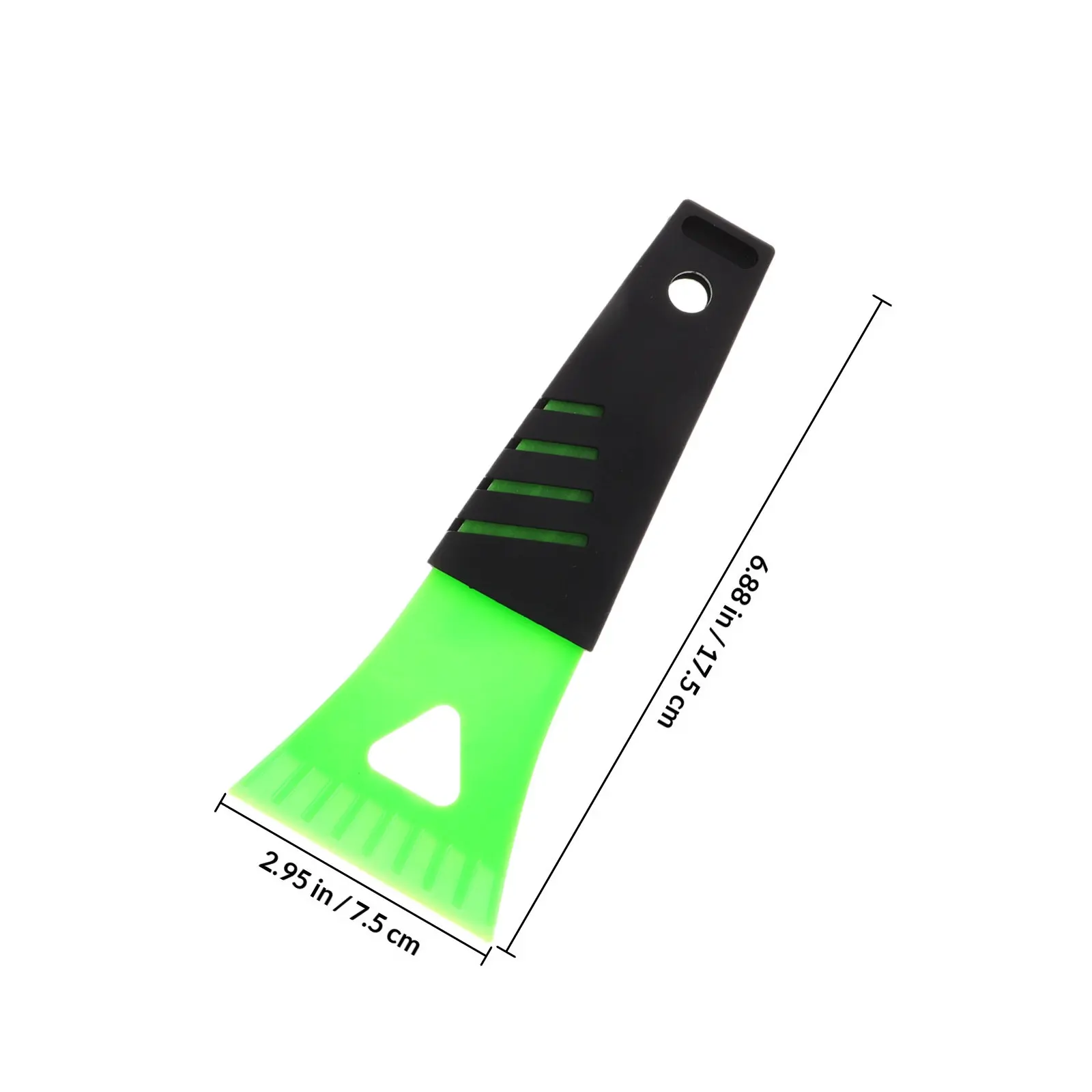 2Pcs Compact Lightweight Ice Scraper for Car Windshield Frost Removal Snow Clearing Tool Car Rearview Scraper Winter Essential