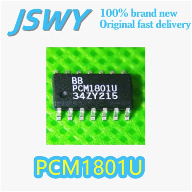 

(5/50 pieces) PCM1801U Original PCM1801 SOP-14 Package 16-bit Stereo Audio ADC Low Power Electronics In Stock