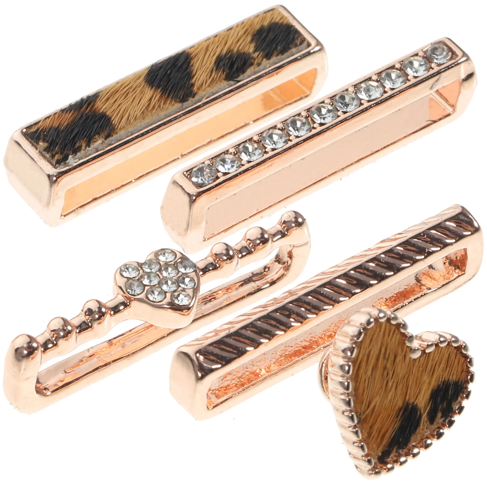 

Watch Ring Watchband Decorative Strap Decoration Charm Accessories Charms Loop Rose Gold for Bands Women Miss