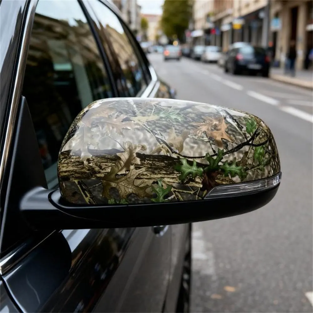 Natur Blatt Baum Camouflage Vinyl Wrap Film Auto Aufkleber Blase Kostenlose Camo Aufkleber Dekoration – Detail 6