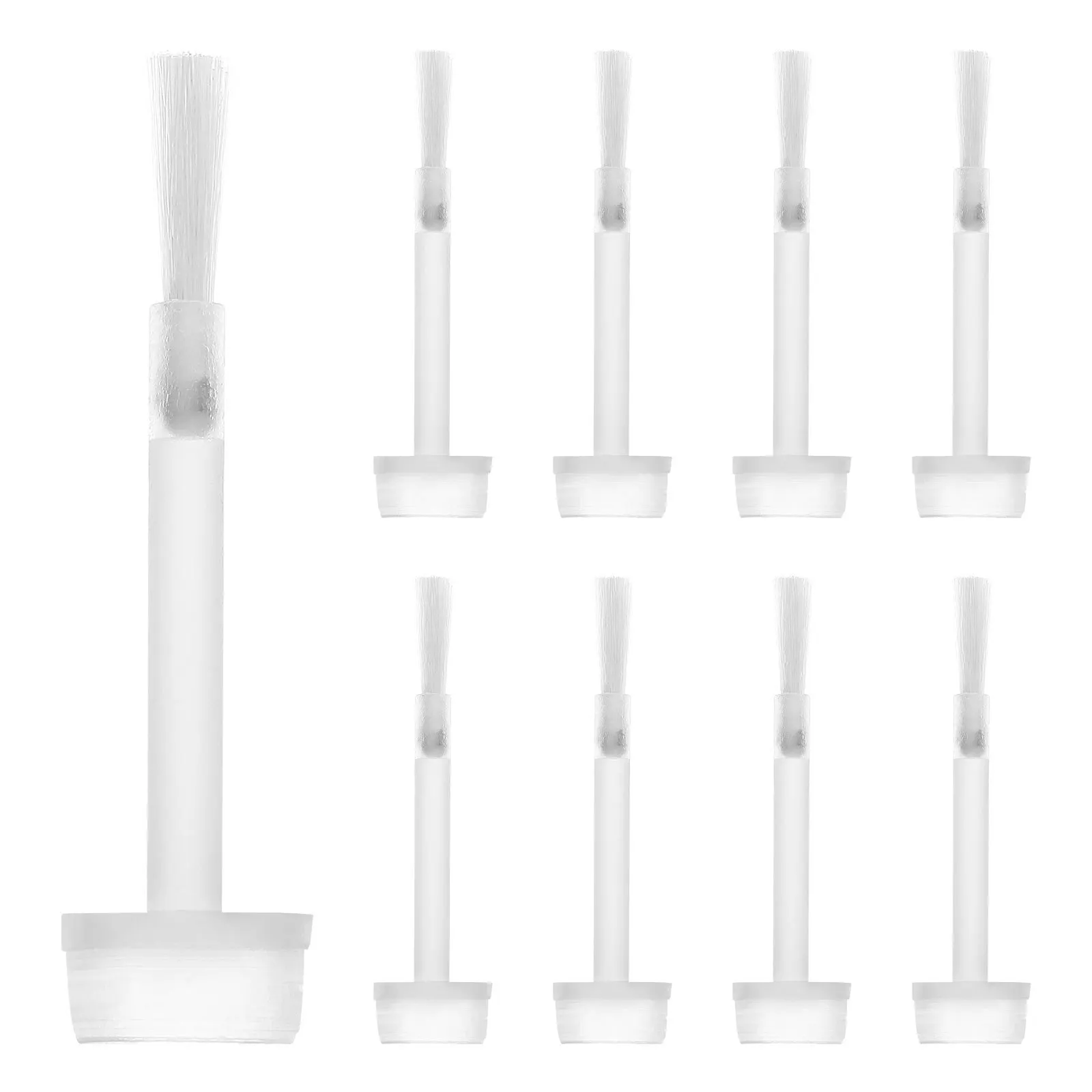 

200pcs Soft Punctured Safe Durable Manicure Tools Polish Replacement Nail Polish Gel Brushes Art Nail Oil Brushes Supplies