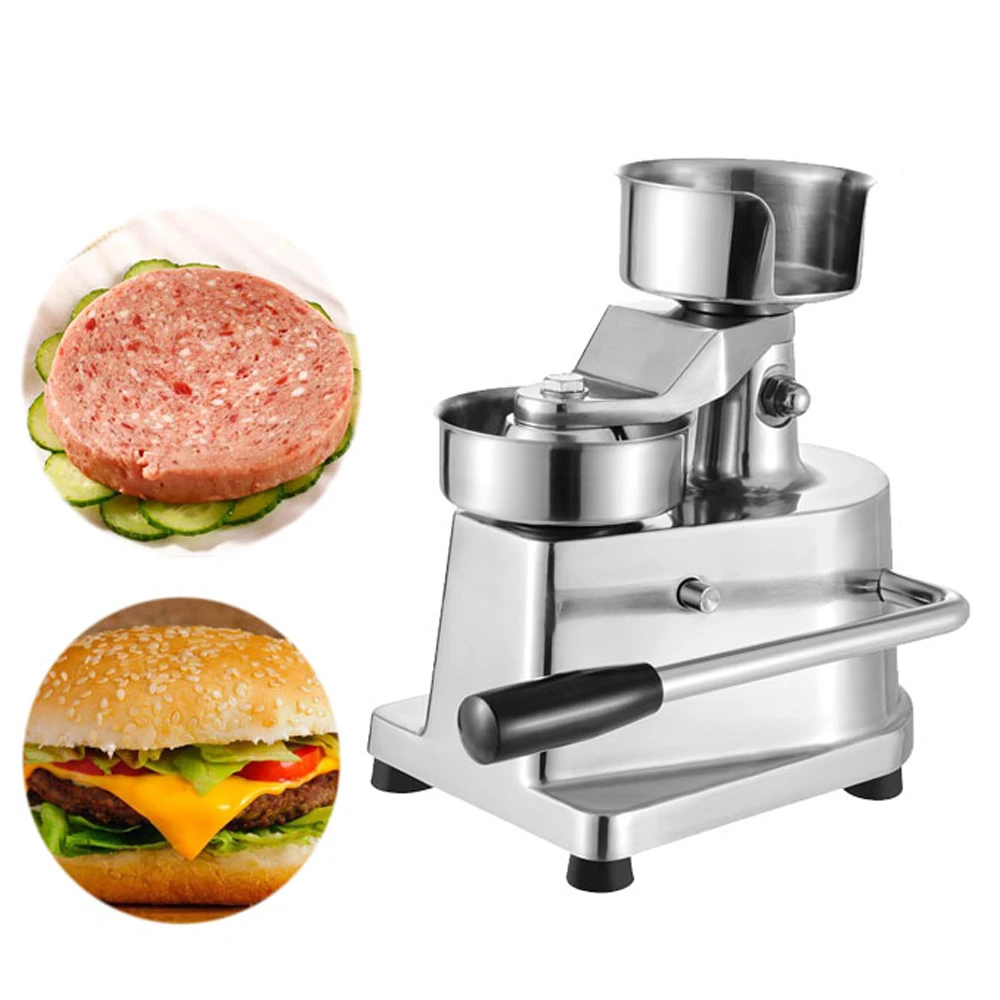 100/ 130/150mm Manual Hamburger Press Burger Forming Machine Round Meat Shaping Aluminum Machine Forming Burger Patty Heavy Duty