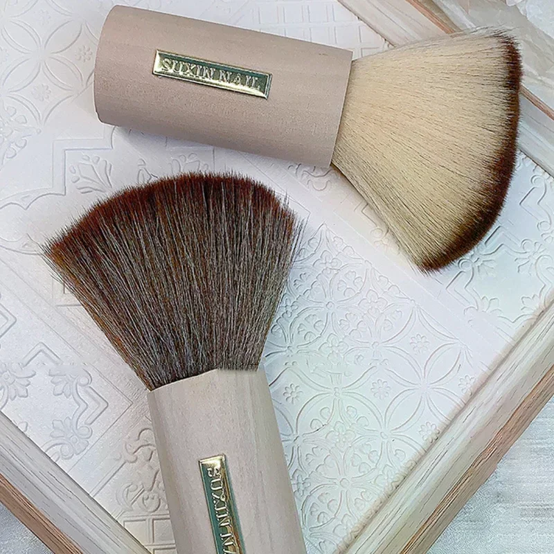 فرشاة غبار الأظافر المستديرة كبيرة الحجم لإزالة فرش غبار الأظافر من جل الأشعة فوق البنفسجية من الأكريليك، أداة تنظيف مسحوق البولندية، ملحقات مانيكير #5