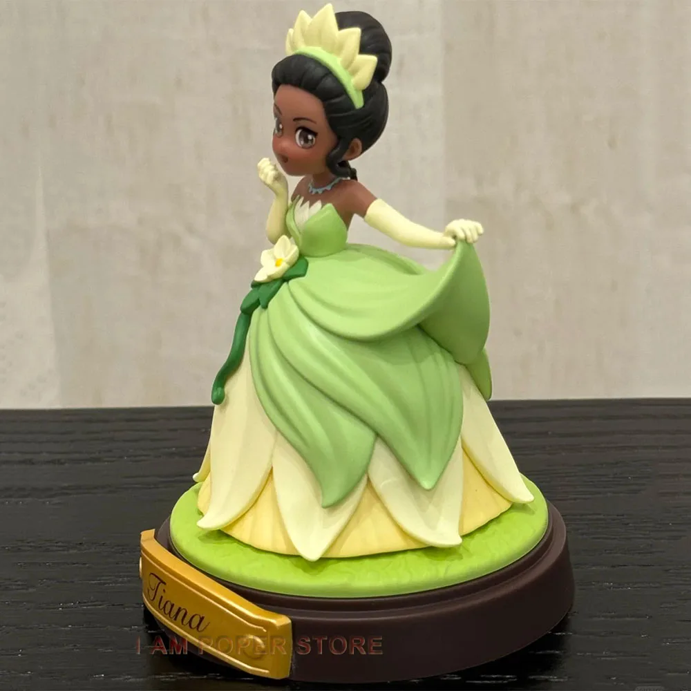 Disney Princess Create New World Tiana Action Figure Toys The Princess and the Frog Anime Figures Collection Decor Dolls Gifts