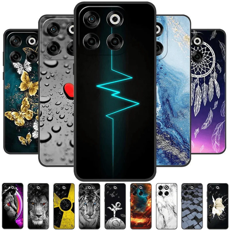 Para ZTE Blade V70 funda Nubia V70 dibujos animados pintado a prueba de golpes funda de teléfono de silicona suave para ZTE nubia V 70 4G Coque parachoques Fundas