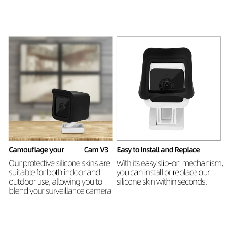 Stylish Silicone Housing Enclosure Protector for Intelligent Cameras with Breathable Designs Optimally Heat Dissipation D2RC