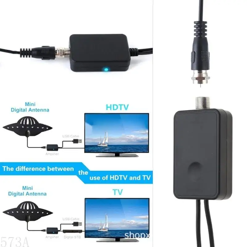 573a должен иметь усилитель телевизионного усилителя USB -разъема питания разъем