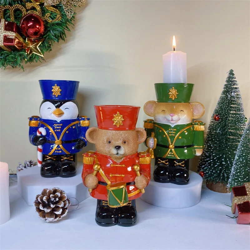 

Рождественское украшение, орнамент, животное, Щелкунчик, подсвечник