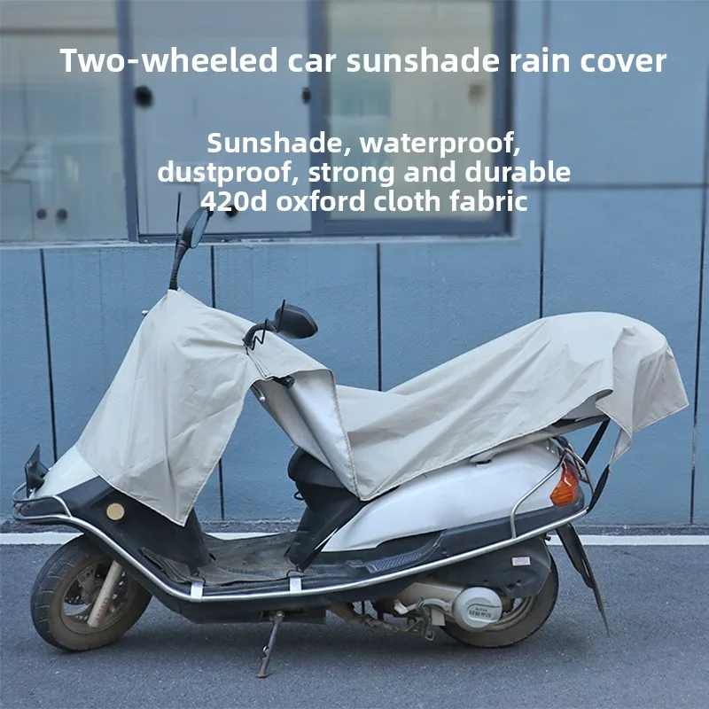

New Durable Electric Vehicle Rain Waterproof Shelter Motorcycle Rain Cover Bicycle Clothing Dust Cover Safety Cover