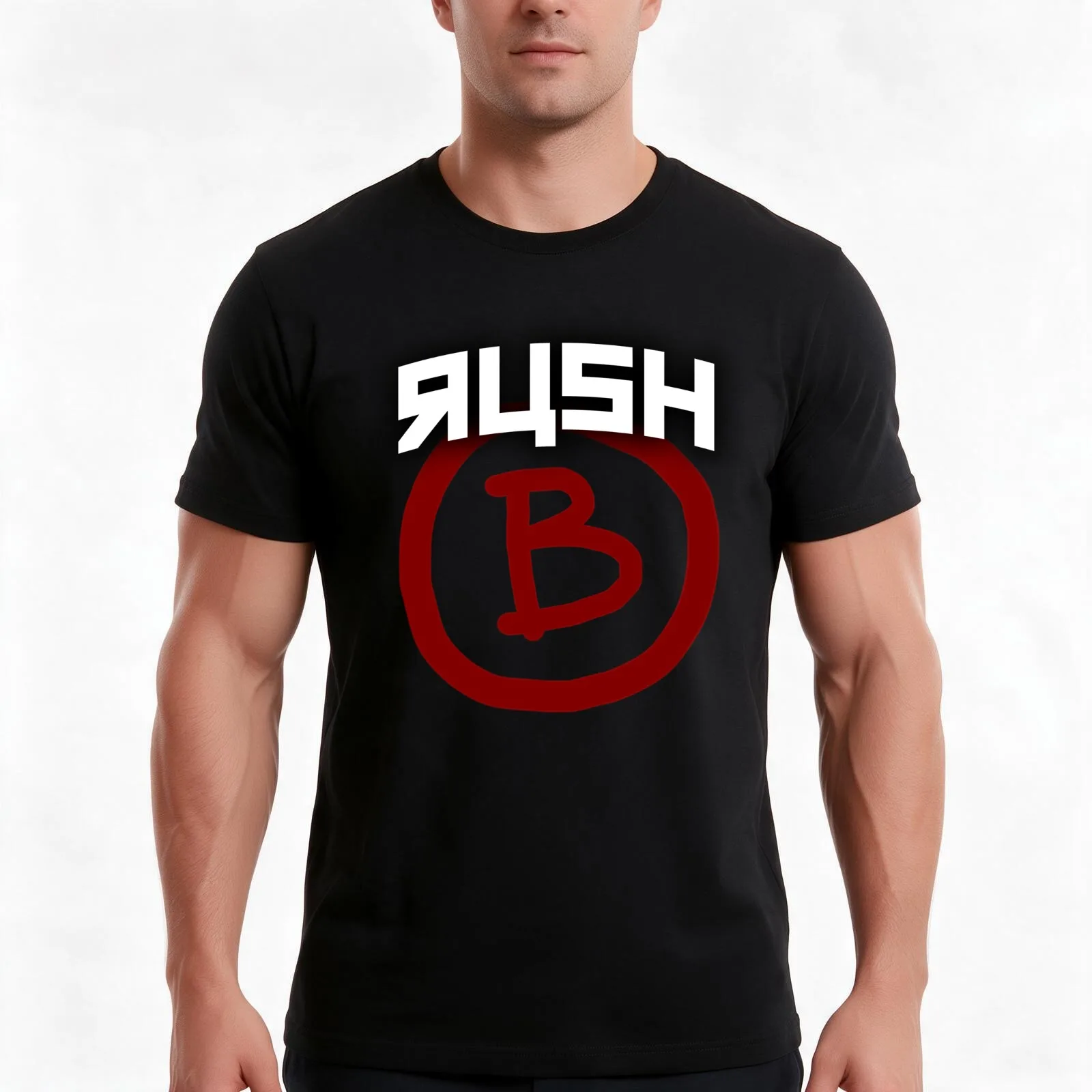 RUSH B - Counter Strike T-Shirt Summer Casual Cotton Tee Oversized Streetwear Tops Vintage Graphic Print Unisex Men Women