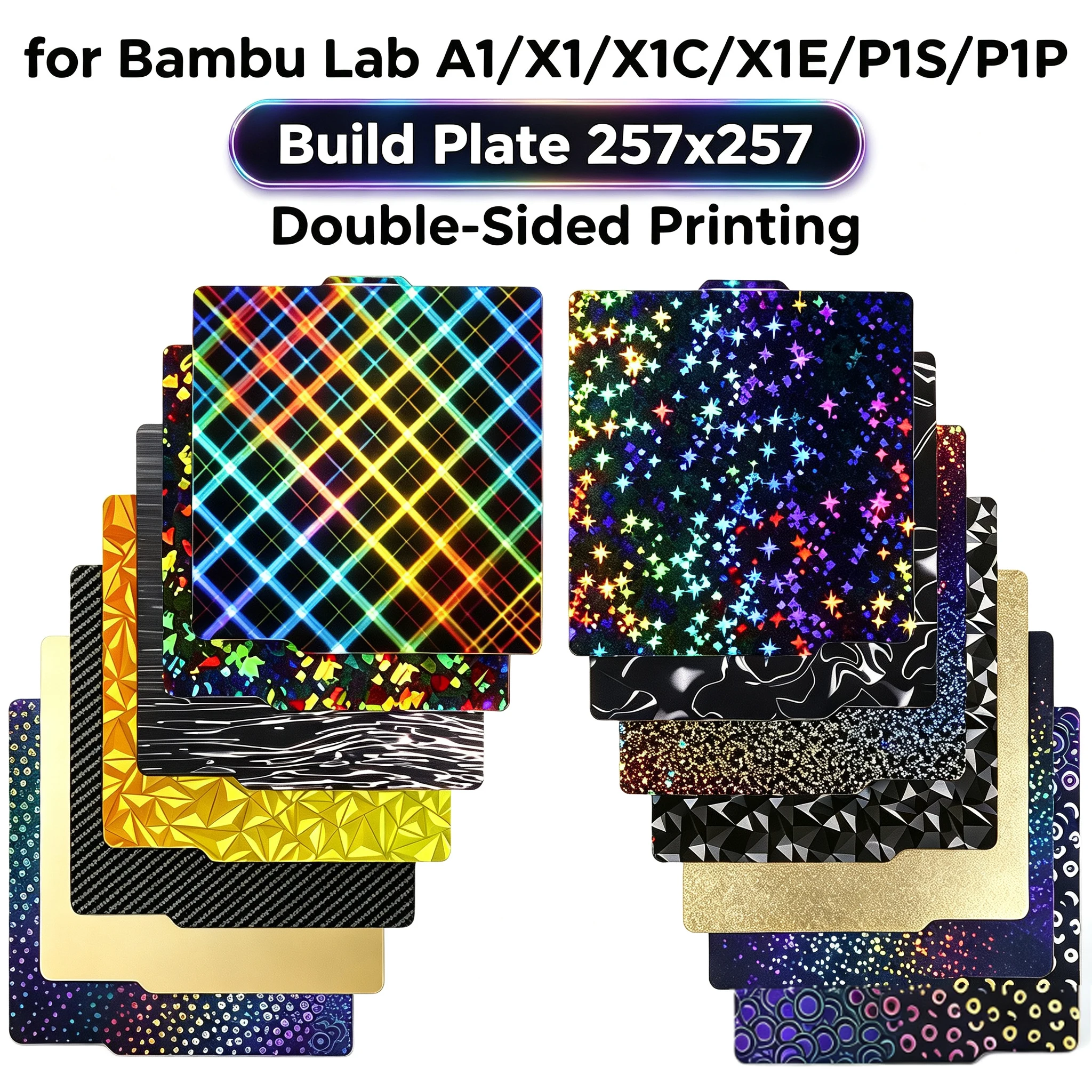 3D Printing X1 Carbon - Пластина для 3D-печати 257x257 для Bambu