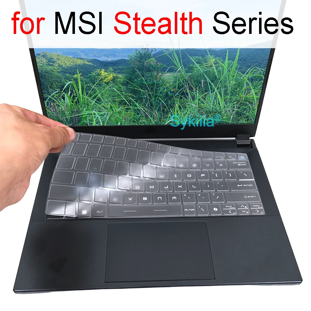 

Keyboard Cover for MSI Stealth 16 A16 14 15M 18 A18 GS66 15 HX AI A3XV A1V A2HW A13V A2XW Silicone TPU Clear Protector Skin Case