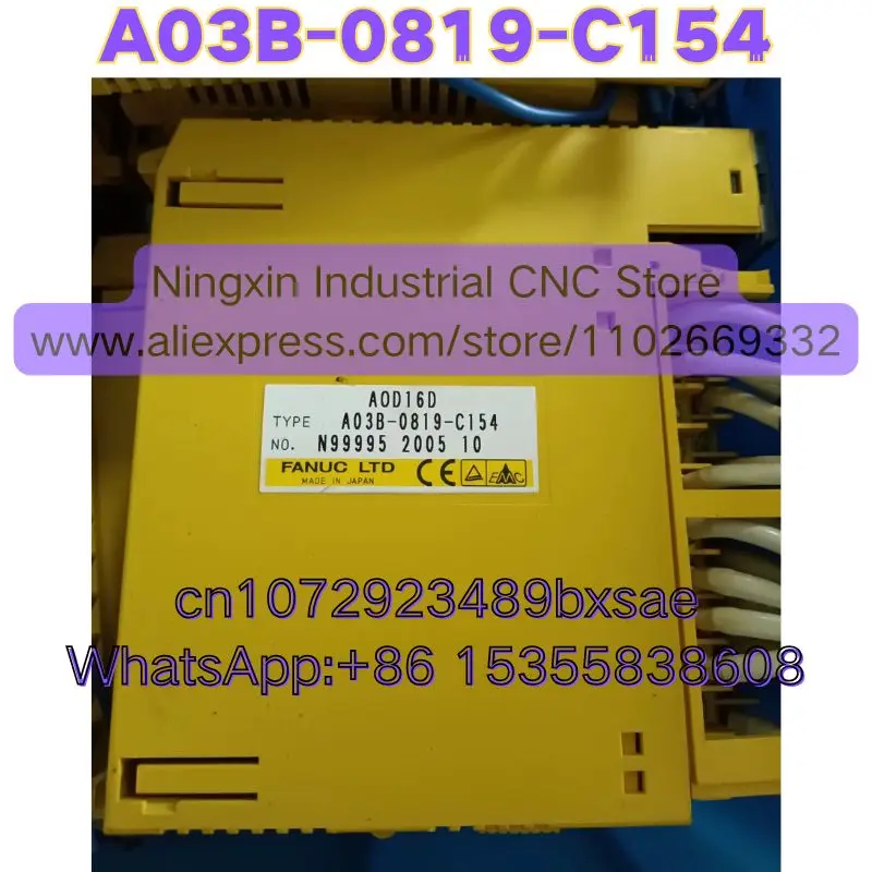 Second-hand A03B-0819-C154 A03B 0819 C154 IO Module Tested OK Quick Shipment