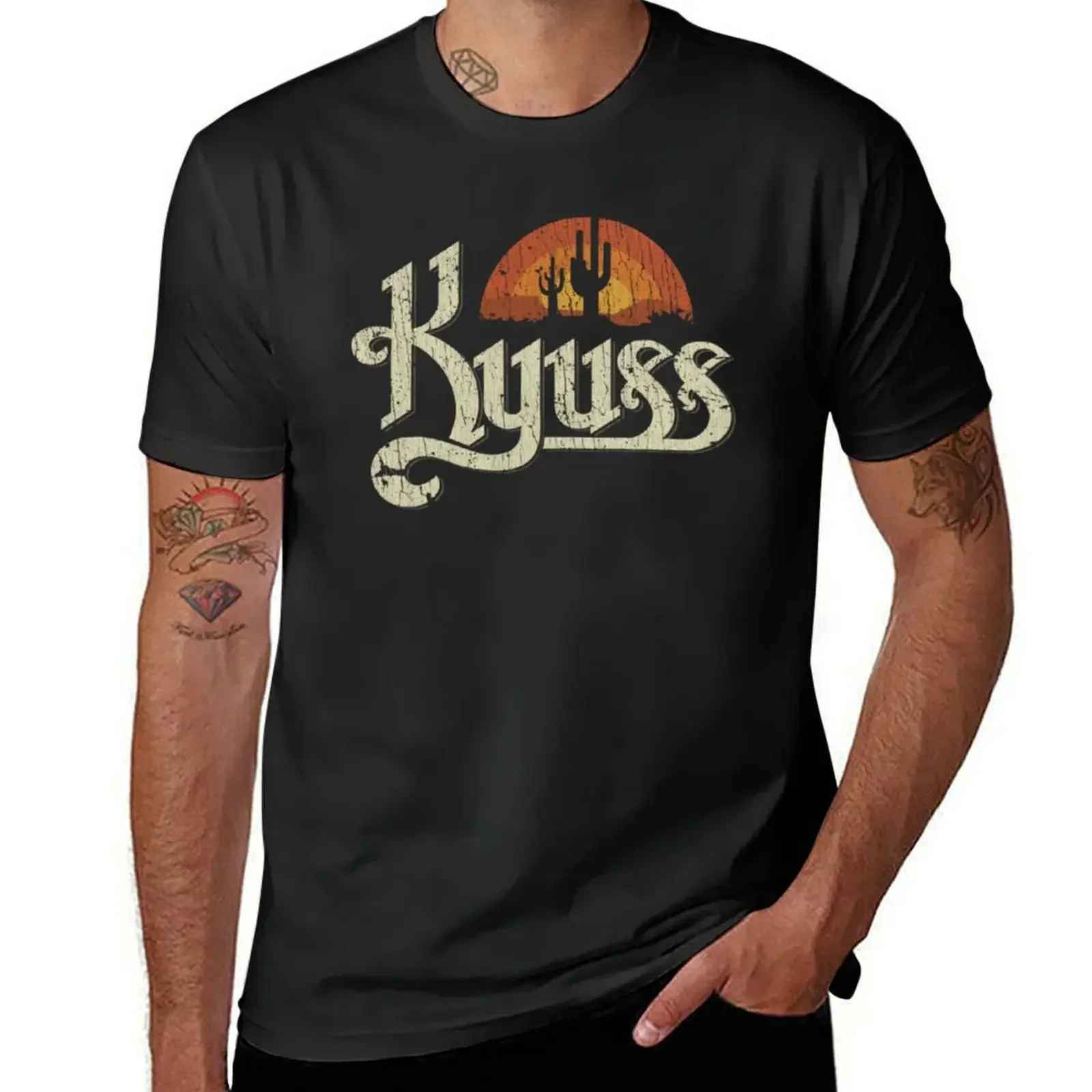 Kyuss Sunset 1987 T-Shirt boys animal print new edition blacks animal prinfor boys heavyweight t shirts for men