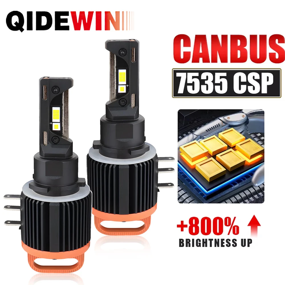 

QIDEWIN H7 H15 Led Bulb for golf 6 7 MK3 VW Benz Audi BMW Car Headlight LED Turbo Lamp H15 High Low Beam 300W Fog Light