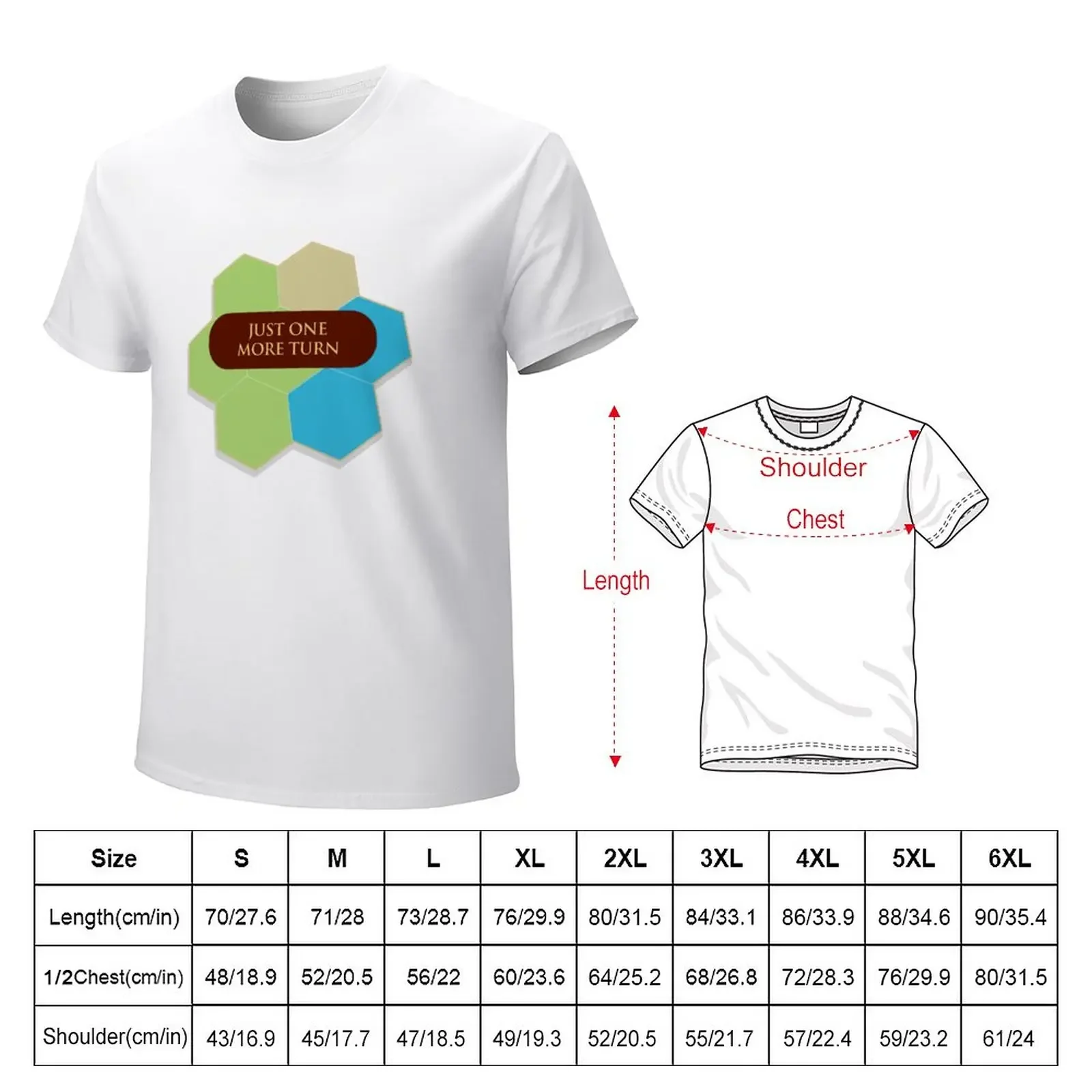 Civilization: Just one more turn T-Shirt hippie clothes customs design your own summer top fitted t shirts for men image 2