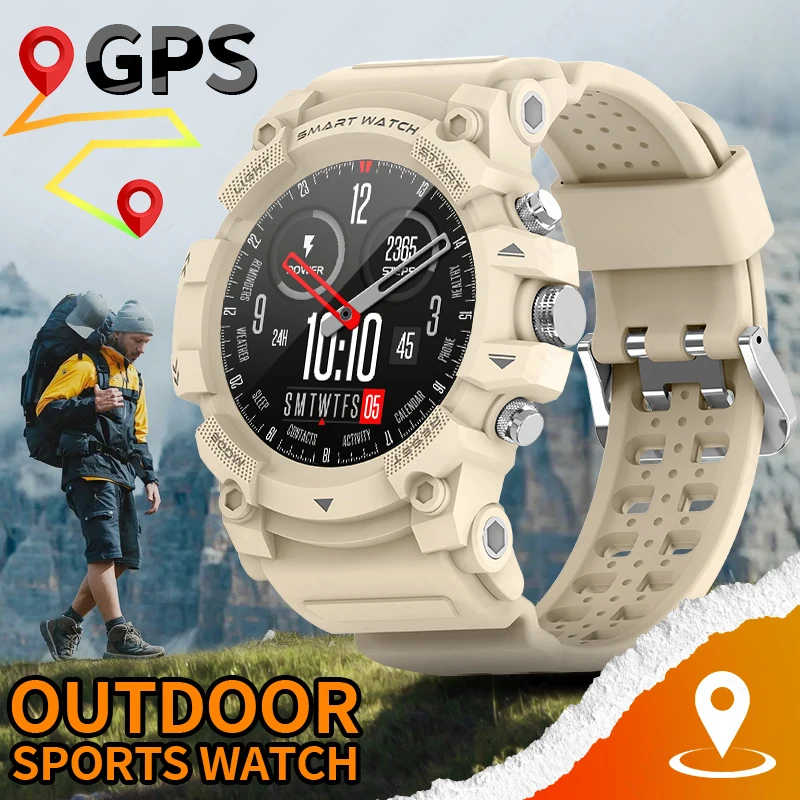

LIGE New GPS Sports Smart Watch Men Call Reminder Heart Rate Blood Oxygen Fitness Waterproof Outdoor Smartwatch For Android IOS