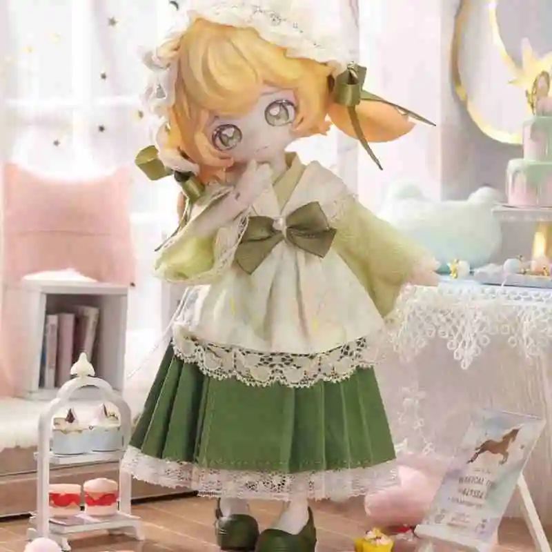New Inedible Doll 1/12 Bjd Moon Time Bunny Series Blind Box Articular Mobility 12 Minutes Bjd Moving  Cute Doll Desktop Toy Gift