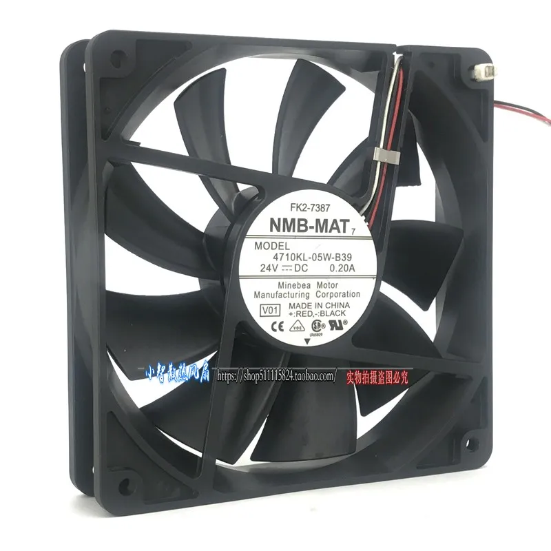 ORIGINAL 4710KL-05W-B39 24V 0.20A 12025 120*120*25mm NEW COOLING FAN RADIATOR