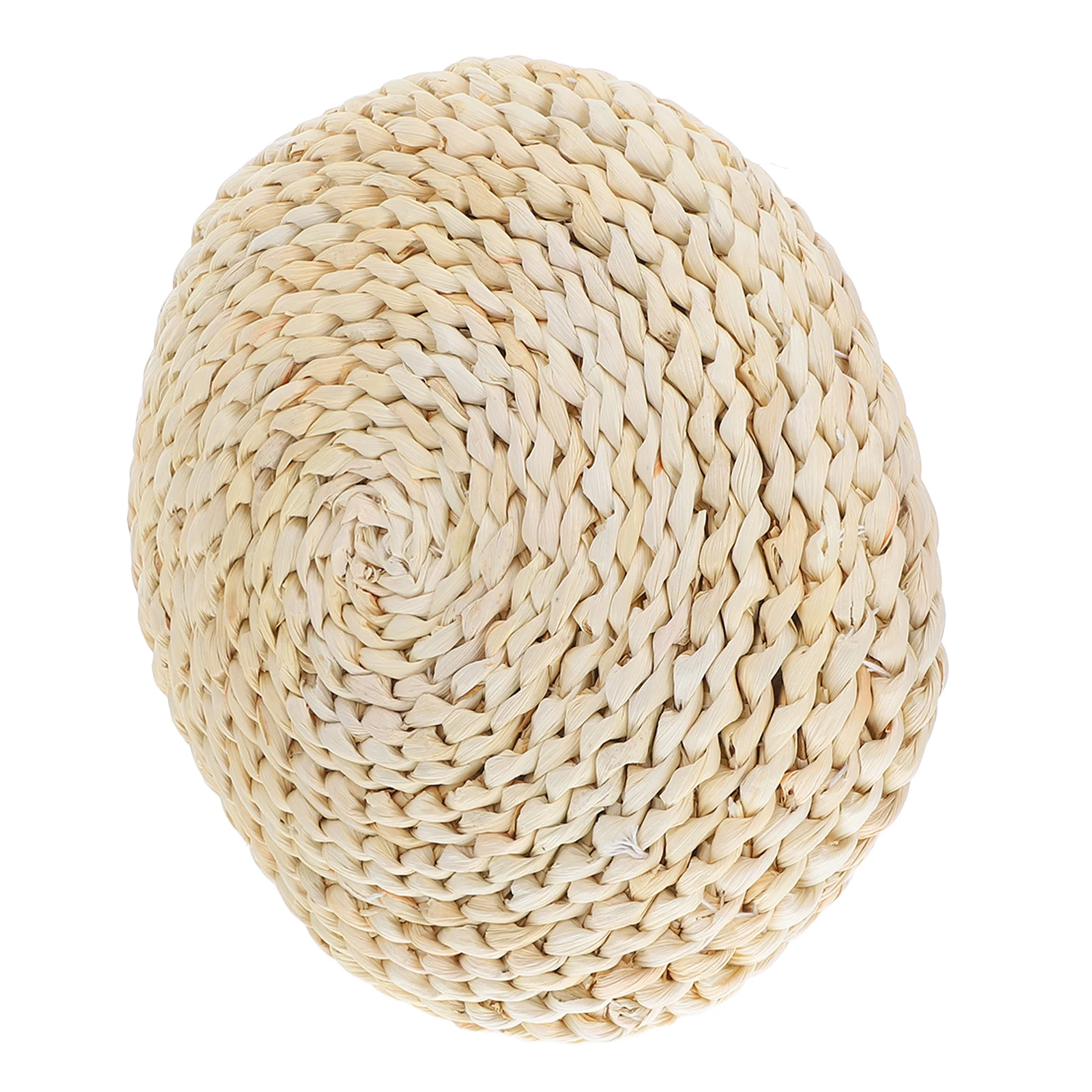 

Straw Weaving Cushion High Quality Cotton Filling Comfortable Seat Mat Yoga Meditating Worship Round Straw Pillows Lightweight
