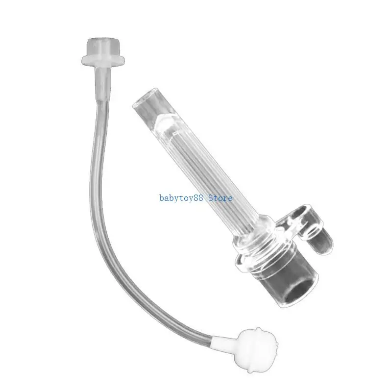 Y4UD Baby Feeding Accessories Liquid Silicone Drink Bottle Set Convenient & Safe Children Water Cup Straw Simple Installation