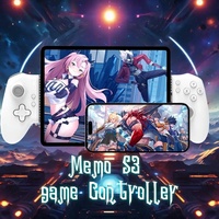 Memo S3 Controller New Bluetooth Version Type-C Mobile Phone  Hall Effect Stick Joystick Android Ps Cloud Game Customized