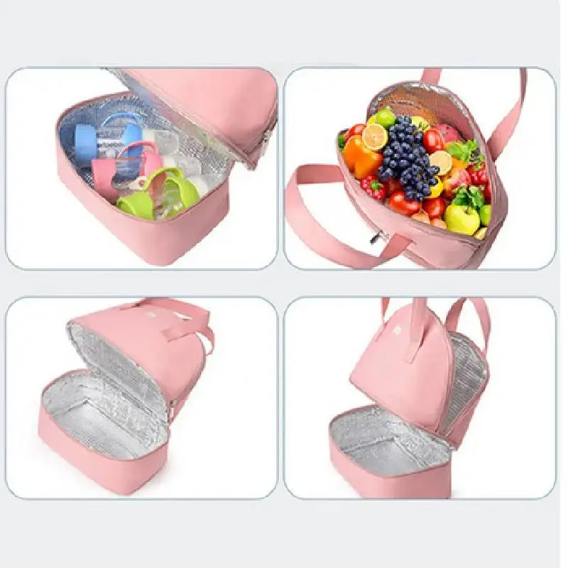 Insulation Bag Milk Storage Breast Pump Maternity Cooler Double Layer Fresh Keeping Baby Food Backpack Feeding Bottle For Mother