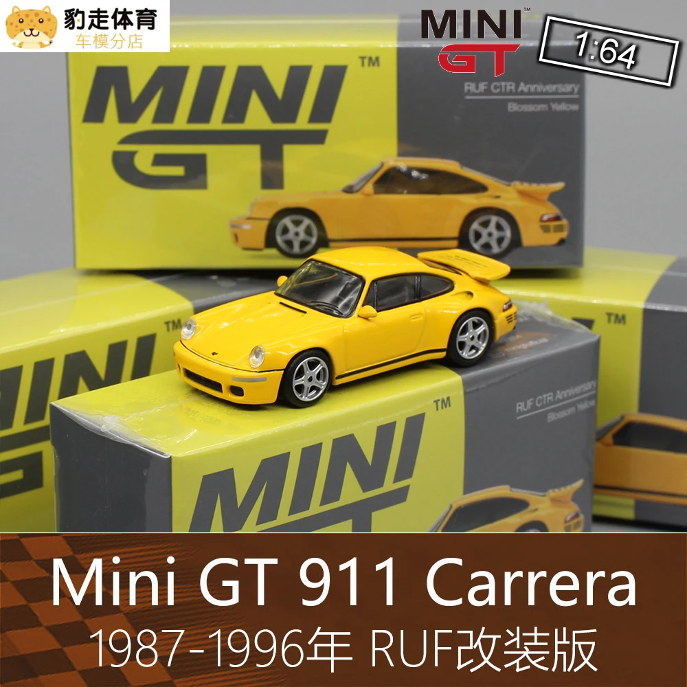 1: 64 Porsche 911 Ruf Ctr Anniversary 930 Modification Simulation Alloy Car Model Toy Gift Collection Ornament