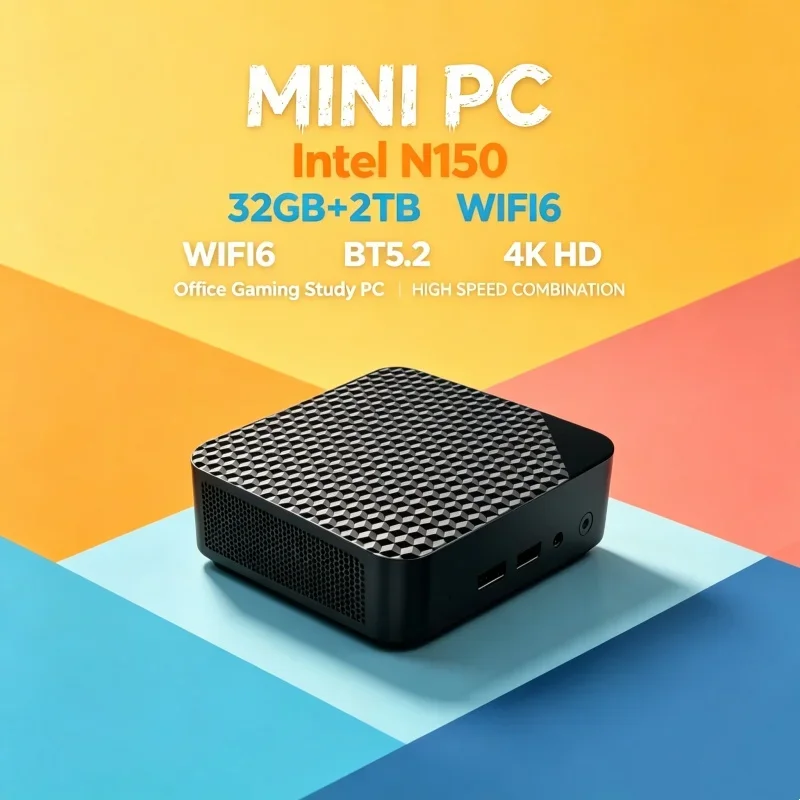 インテル-core-n150搭載-windows-11-プレミアムpc-16gb-ram-1-2tb-ssd-wifi-6-bt52-4k-60hz-hd-日常使用・ゲーミング・オフィス・学習用pc