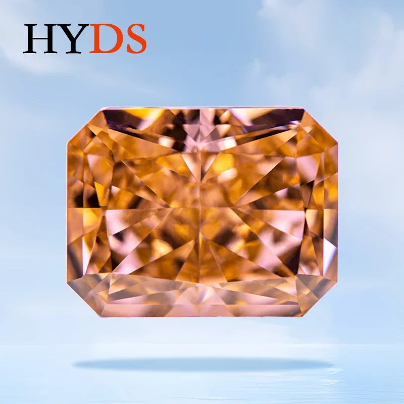 

Cubic Zirconia Morgen Orange Color Crushed Ice Cut Rectangle Shape Charms Beads for DIY Jewelry Making Materials No Certificate