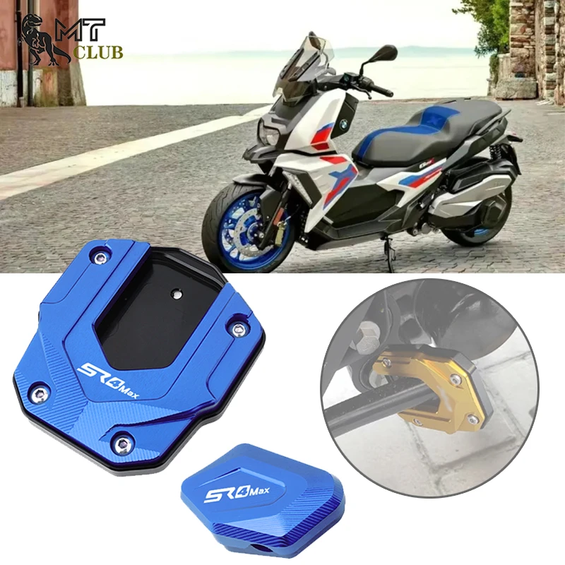For VOGE SR4 MAX SR4MAX 2022 2023 New Motorcycle CNC Accessories Foot Side Stand Auxiliary Pad Kickstand Support Plate Extensio