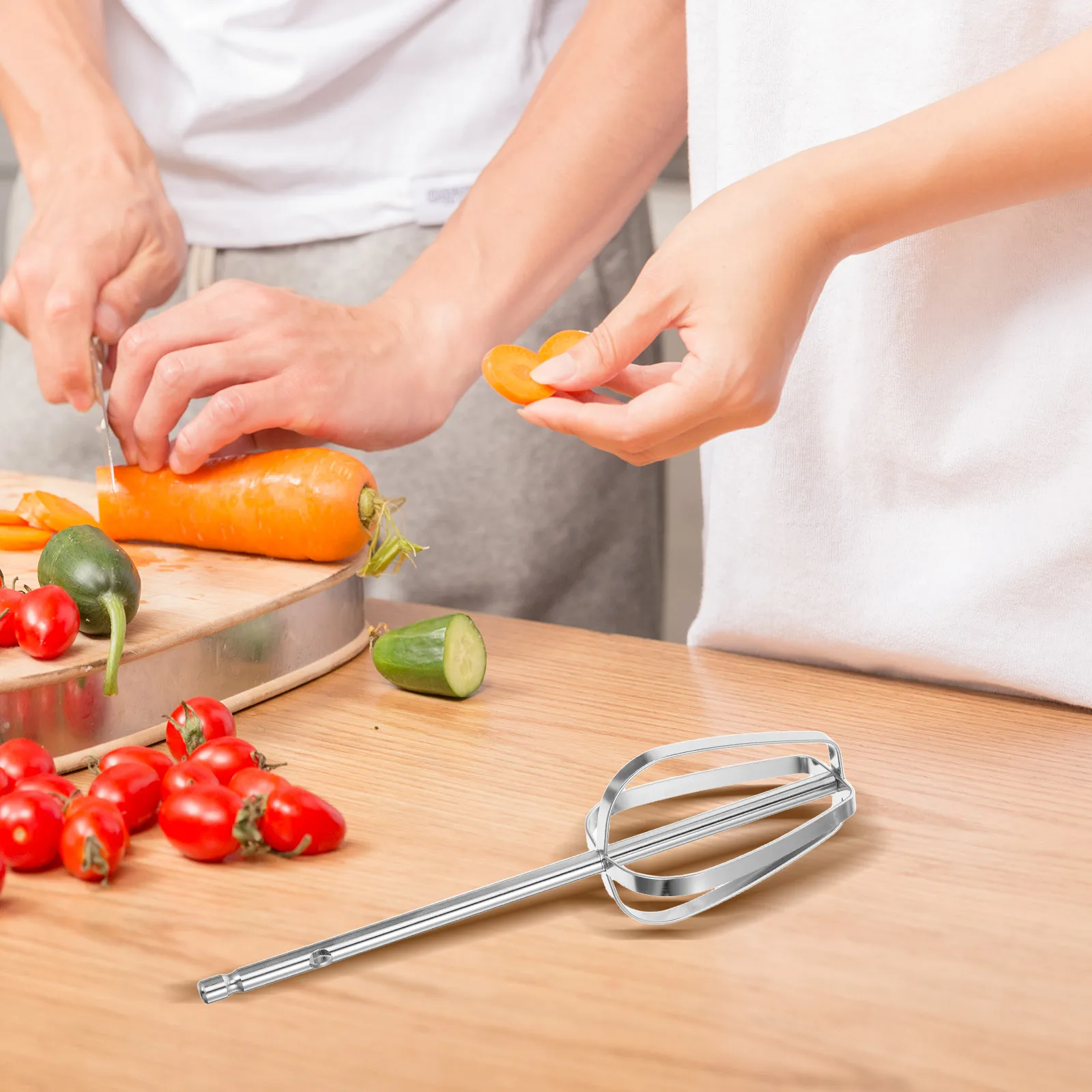 

2pcs Hand Mixer Beater Stainless Steel Beaters Replacement Whisk Heads For Egg Beating Cream Whisking Baking Kitchen Accessories