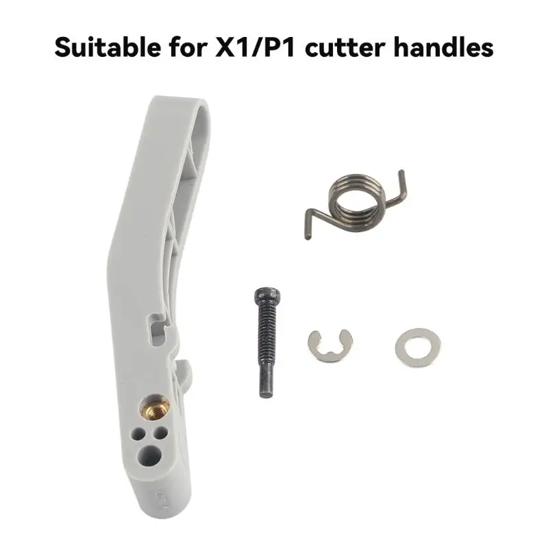 1 Set 3D Printer Cutter Handle Replacement Accessory Fit for Bambu Lab X1 P1 Scratch Resistant 3D Printer Upgrade Parts