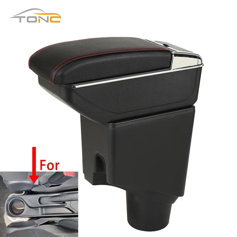 For Toyota Yaris Armrest Box For Toyota Yaris hybrid Car Armrest Center Storage Box Interior details Retrofit parts 2015-2023