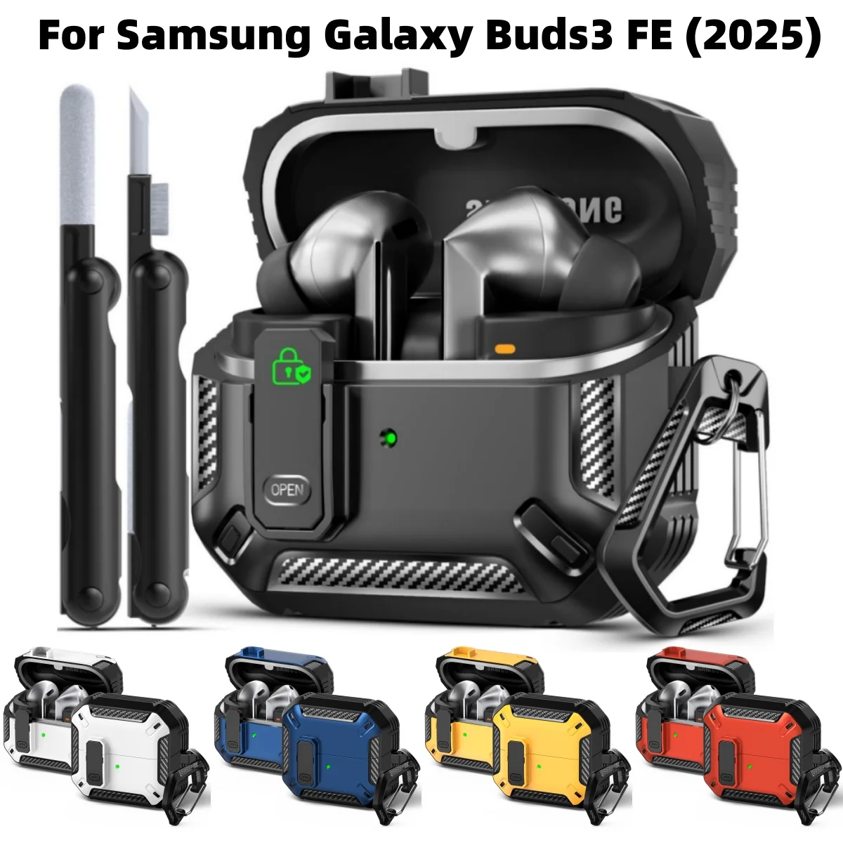 Carbon Fiber Case for Samsung Galaxy Buds 3 FE (2025) / Buds