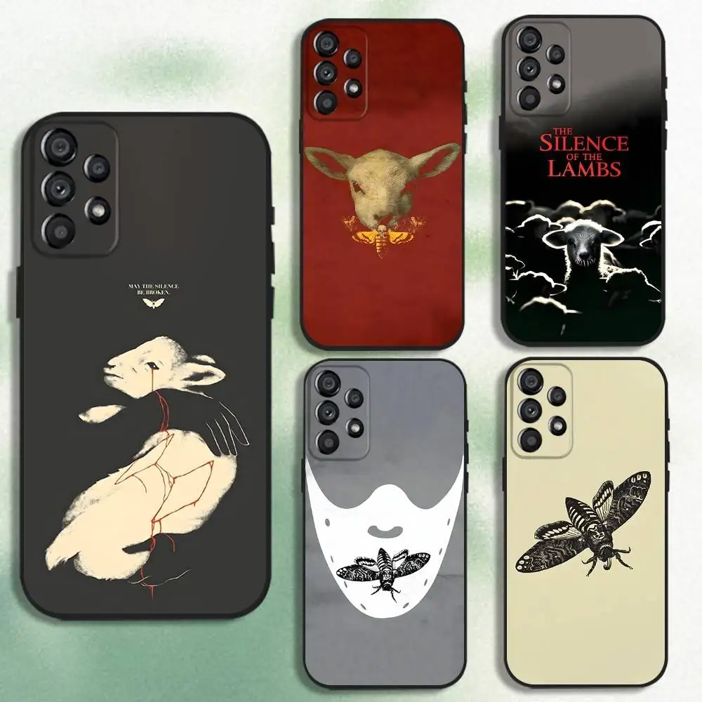 

The S-Silence of the Lambs Phone Case For Samsung Galaxy A20,A21s,A22,A31,A32,A52,A53,A72,73,A80 Soft Black Cover